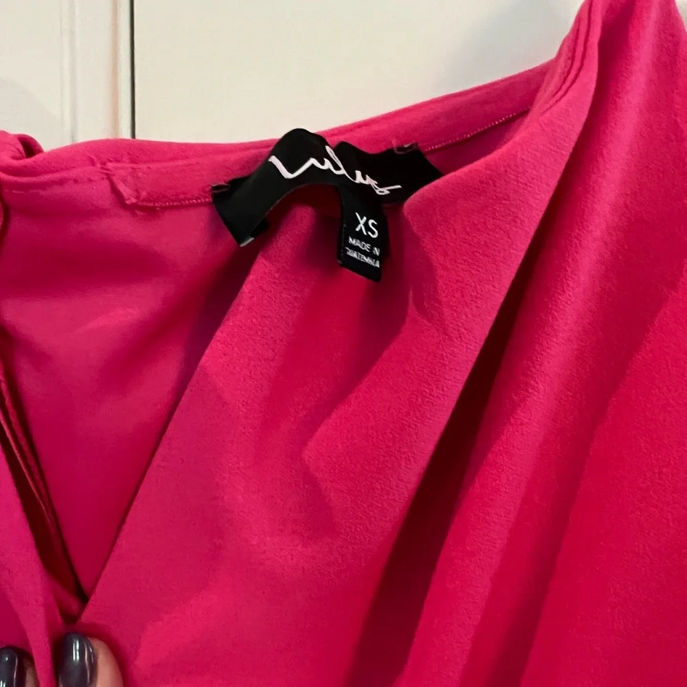 LULUS pink strapless jumpsuit - Picture 7 of 11